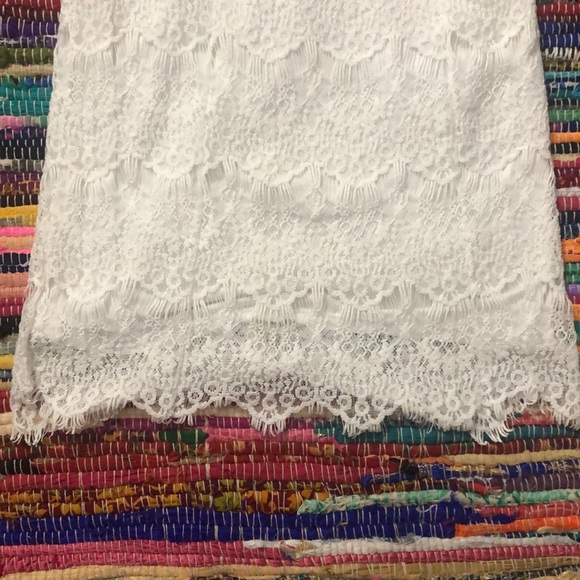 White Free People Mini Dress - Picture 4 of 5